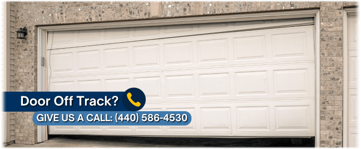 Garage Door Off Track In Strongsville